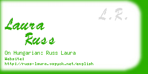 laura russ business card